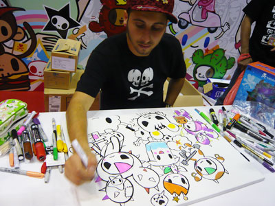 Simone Legno Live Art Demo at STCC